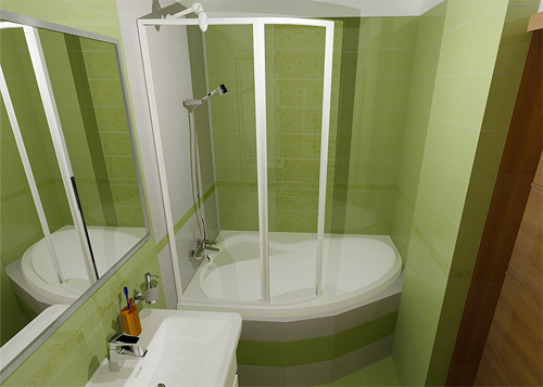 3D návrhy koupelen