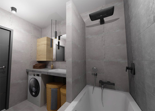 3D návrhy koupelen