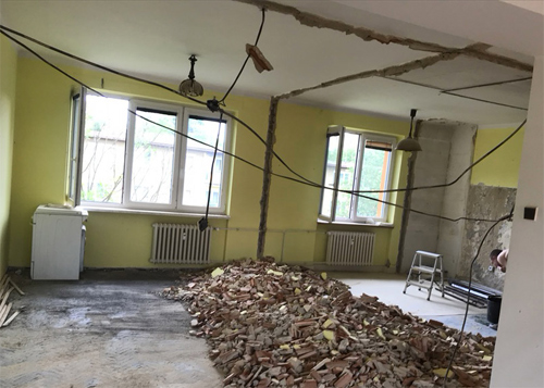 rekonstrukcí bytového jádra